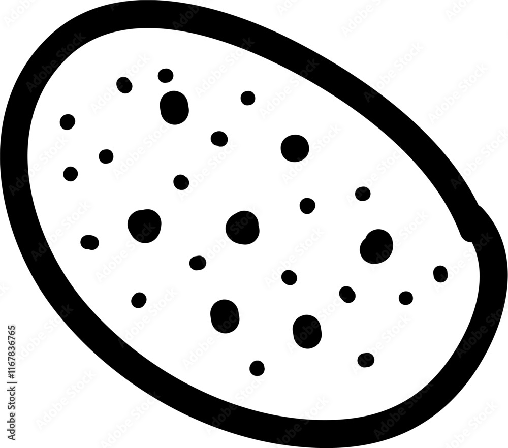 Doodle Cookie Icon Doodle Cookie Icon