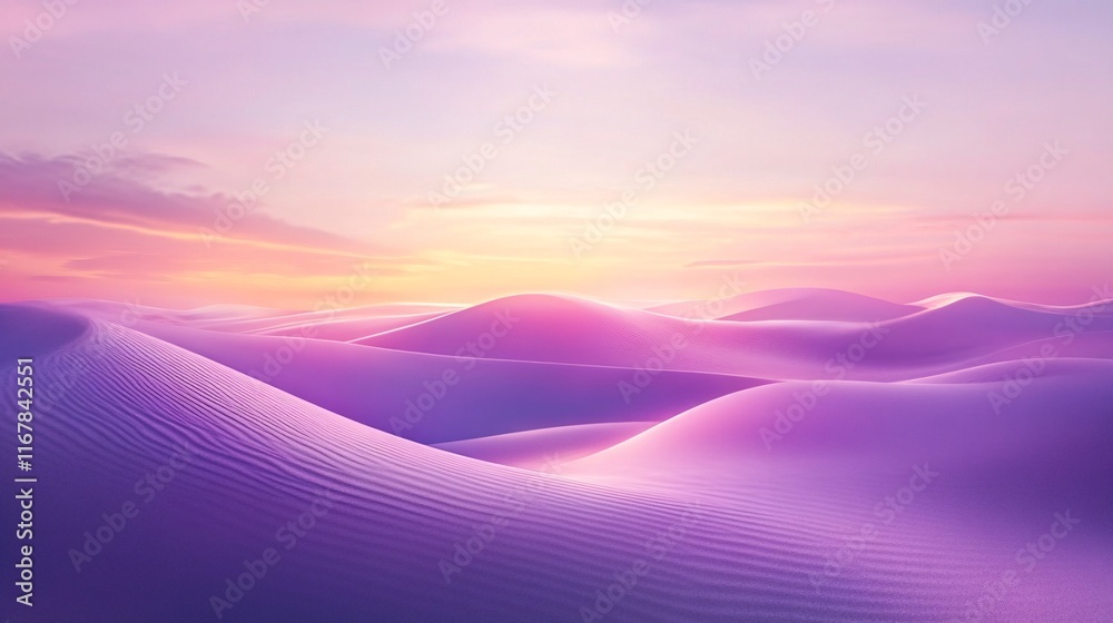 Fantasy Desert with Vibrant Sand Dunes, Mirages, and Abstract Floating Shapes Fantasy Desert with Vibrant Sand Dunes, Mirages, and Abstract Floating Shapes