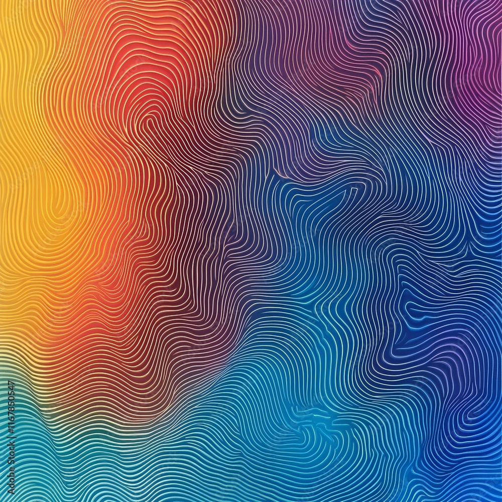 Trippy Abstract Wavy Line Pattern Art Trippy Abstract Wavy Line Pattern Art