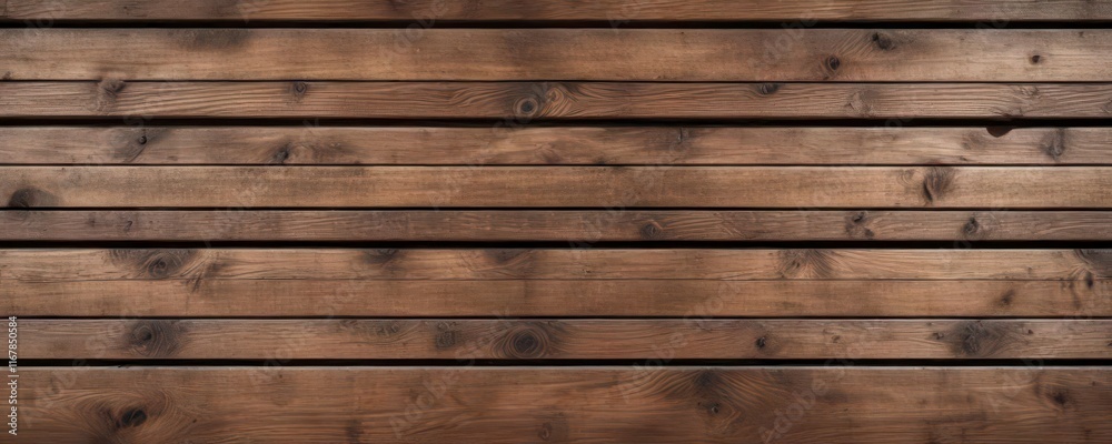 Fototapeta premium Close-up of wooden plank wall with horizontal gaps between planks, wooden panels, wooden boards, natural construction