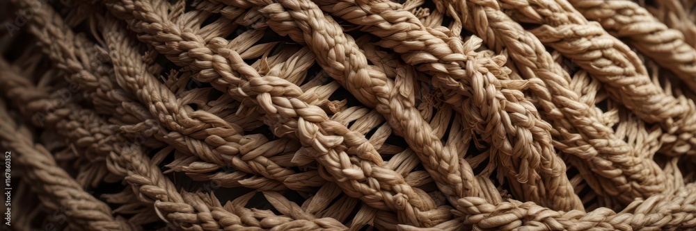 Natural fibers woven together to create a textured and organic design, organic, burlap, rustic Natural fibers woven together to create a textured and organic design, organic, burlap, rustic