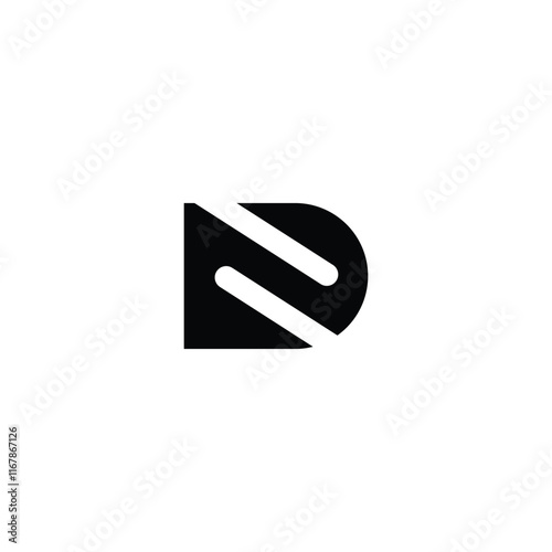 DN, ND, D AND N Abstract initial monogram letter alphabet logo design photo