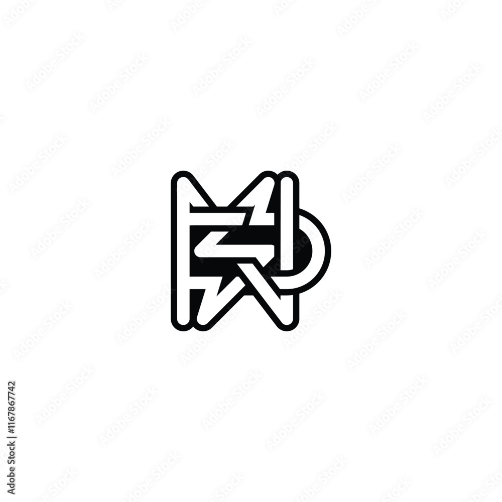 Alphabet Monogram Energy ND DN Letter Logo for Branding Solutions Alphabet Monogram Energy ND DN Letter Logo for Branding Solutions