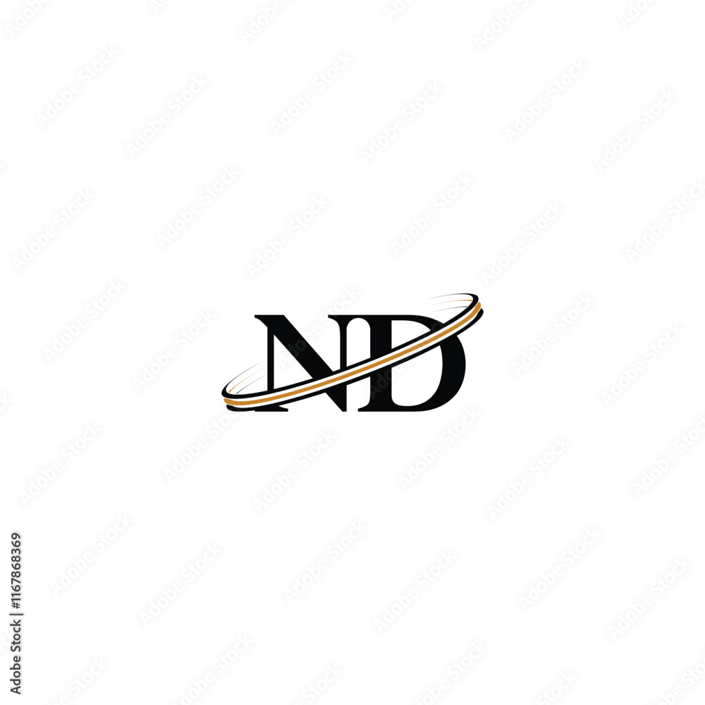 Abstract ND DN Icon Design with a Sleek Appearance Abstract ND DN Icon Design with a Sleek Appearance