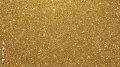Gold glitter texture sparkling shiny wrapping paper background for Christmas holiday seasonal wallpaper decoration, greeting and wedding invitation card design element