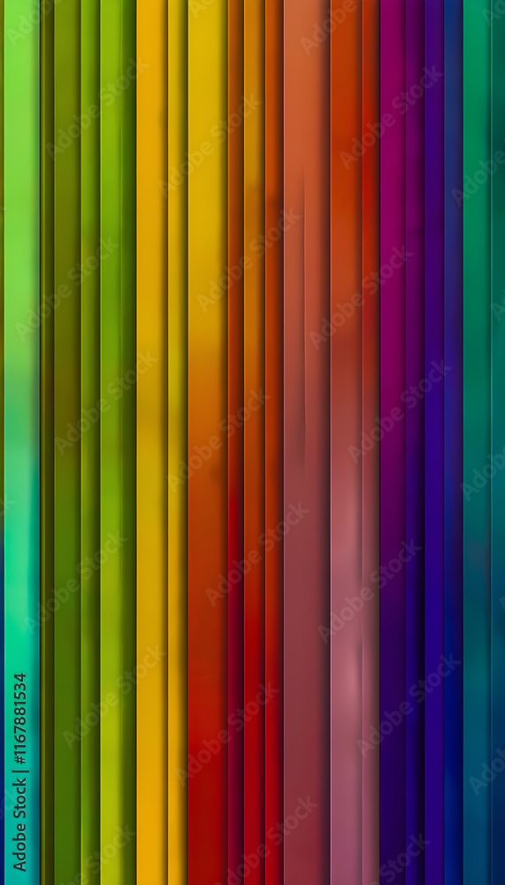 Obraz premium Vibrant and Colorful Abstract Striped Wallpaper Featuring Bold Contrasting Shades and Dynamic Patterns for Artistic Backgrounds or Design Elements
