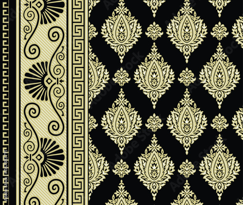Intricate ornamental designs ideal for sophisticated Pattern, gift wrap, and garments.