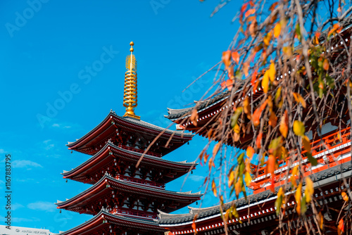 Asakusa, Tokyo, Japan - People visit to the Sensoji Temple, a popular place for tourists when come to Tokyo Japan, and the local people often come to pray for their wish