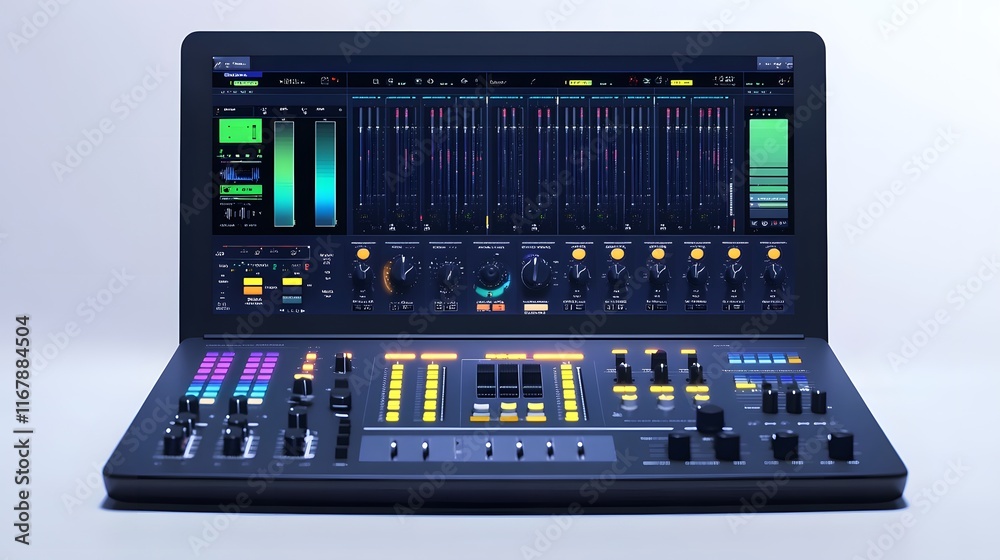 Advanced Digital Audio Workstation Laptop Mixer Advanced Digital Audio Workstation Laptop Mixer