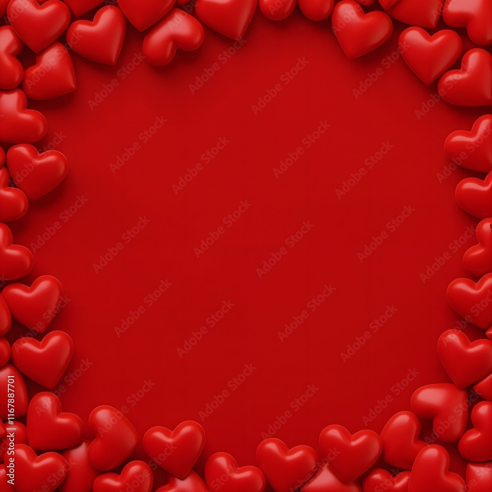 Red background with luxurious red balloons, creating a sophisticated atmosphere for formal events or anniversaries, perfect for invitations and promotional materials. 3D design Red background with luxurious red balloons, creating a sophisticated atmosphere for formal events or anniversaries, perfect for invitations and promotional materials. 3D design