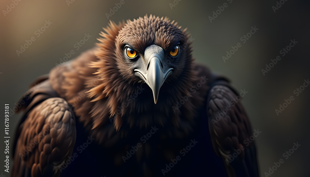 Obraz premium An image of a majestic Ethiopian vulture