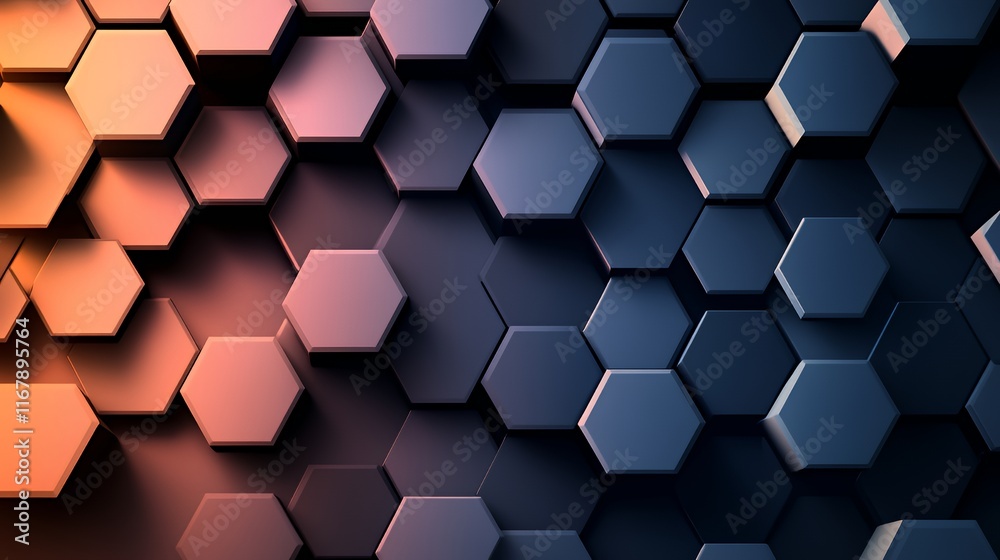 Abstract Hexagon Pattern Gradient Background Abstract Hexagon Pattern Gradient Background
