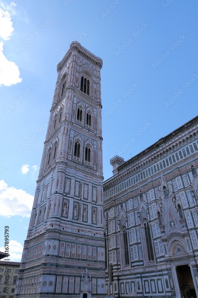 the view of Florence Cathedral, the romantic Italy the view of Florence Cathedral, the romantic Italy