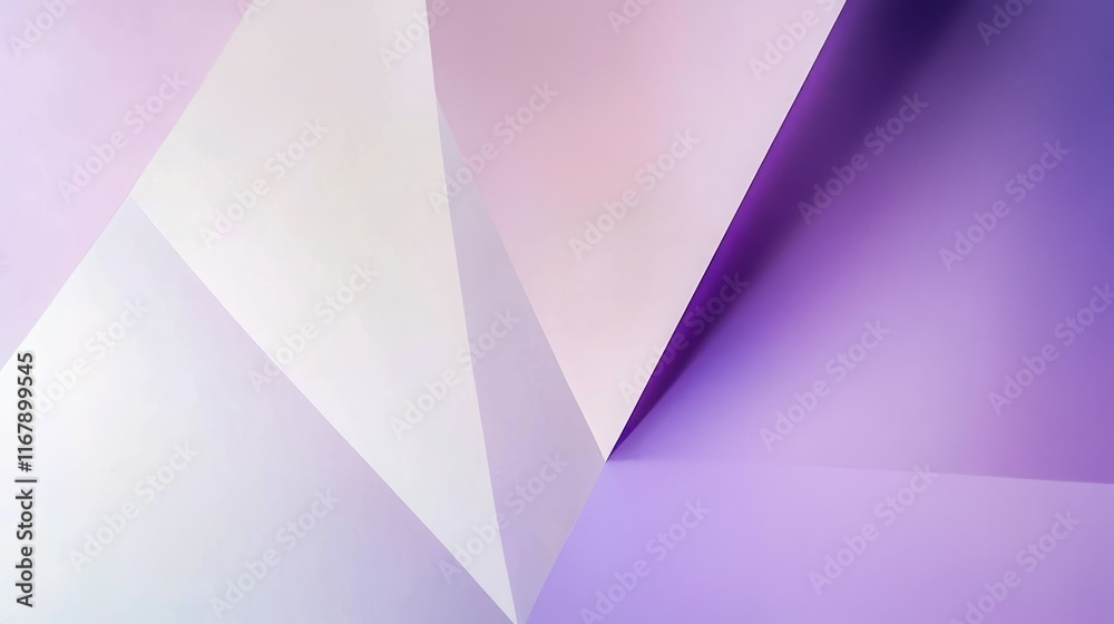 Abstract pastel purple and white geometric shapes. Modern art background. Abstract pastel purple and white geometric shapes. Modern art background.