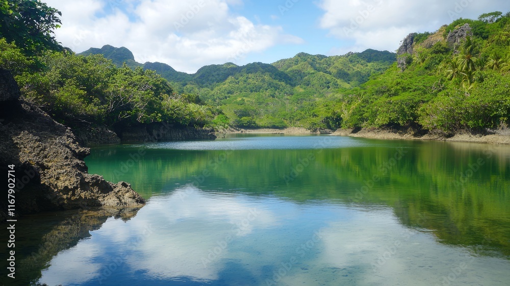 Serene Mountain Lake Oasis Amidst Lush Greenery | Crystal-Clear Water Reflections - Ultra-Detailed Landscape Photography Serene Mountain Lake Oasis Amidst Lush Greenery | Crystal-Clear Water Reflections - Ultra-Detailed Landscape Photography