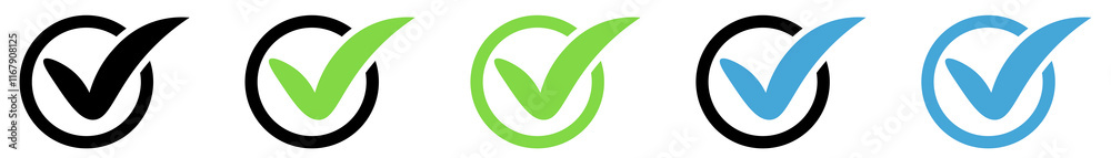 Tick icon set or Check mark symbol collection.Vector
Tick icon set or Check mark symbol collection.Vector