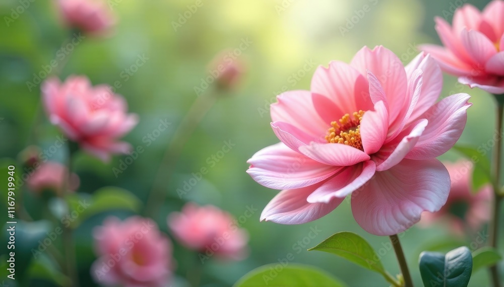 Flower arrangement in a serene outdoor setting with pastel colors and gentle foliage, colorful blooms, love peace flowers Flower arrangement in a serene outdoor setting with pastel colors and gentle foliage, colorful blooms, love peace flowers