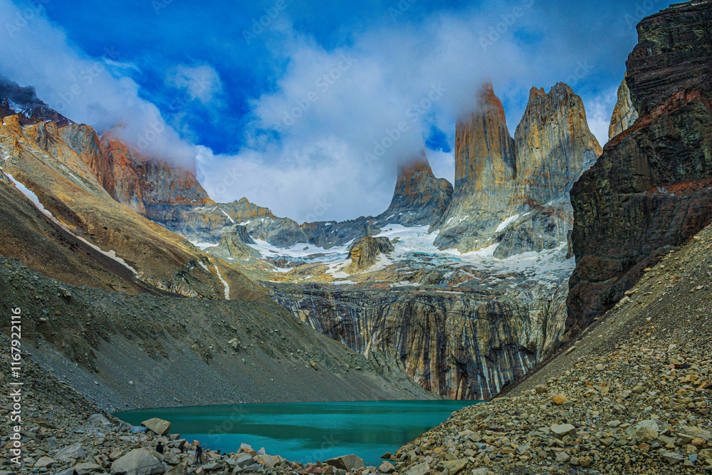 Obraz premium Torres del Paine Mountain, the 