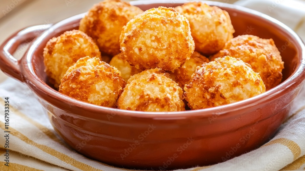 Golden Baked Sweet Potato Bites: Crispy Delights in Ceramic Dish on Linen Cloth - Sumptuous Food Photography Golden Baked Sweet Potato Bites: Crispy Delights in Ceramic Dish on Linen Cloth - Sumptuous Food Photography