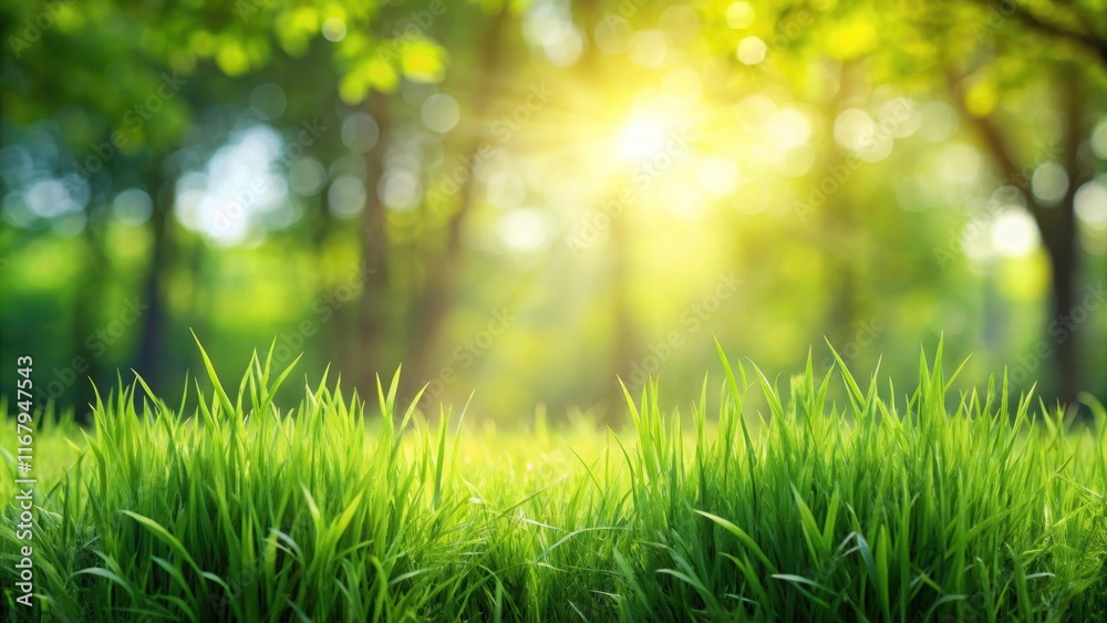 Realistic image of lush green grass in a natural setting, nature, vibrant, fresh, environment, texture, background, outdoors Realistic image of lush green grass in a natural setting, nature, vibrant, fresh, environment, texture, background, outdoors