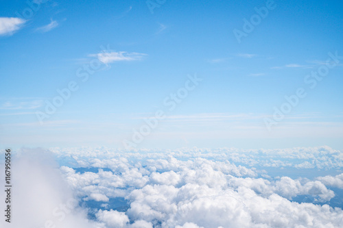 飛行機から見た雲 photo