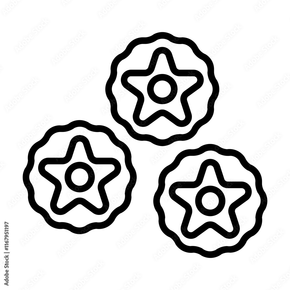 Foto Thong yip Line Icon