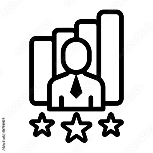accountant Line Icon