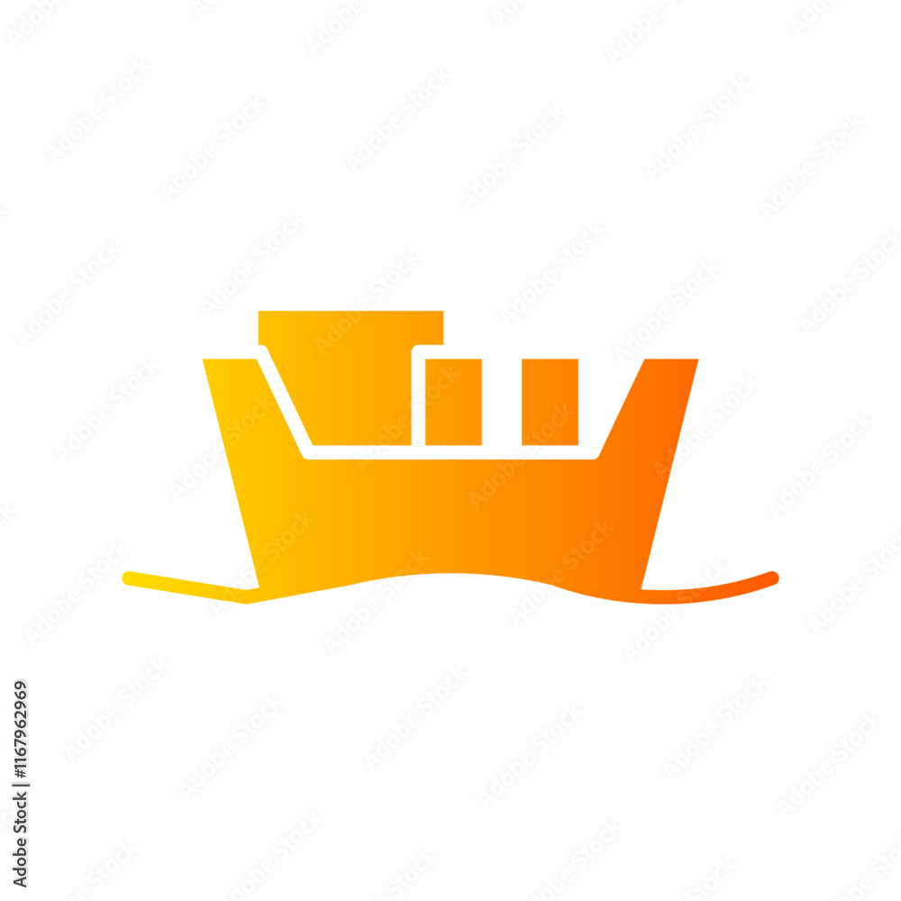 Fototapeta premium transport gradient icon