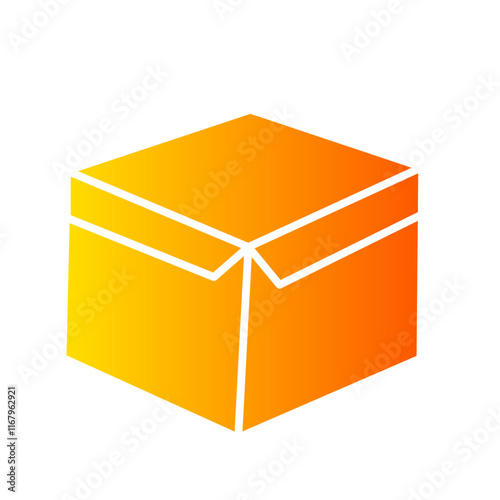 open box gradient icon