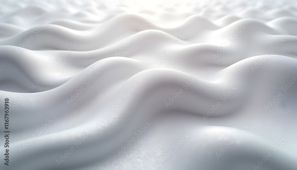 Obraz premium Luxurious Silver Waves with Subtle Metallic Highlights