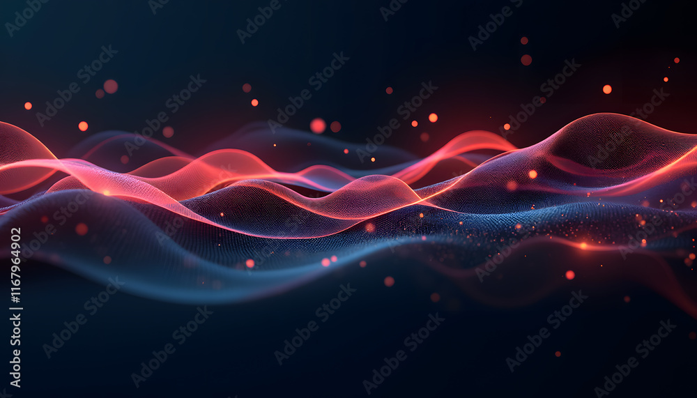 Fototapeta premium Minimal Line Art with Abstract Geometric Overlays