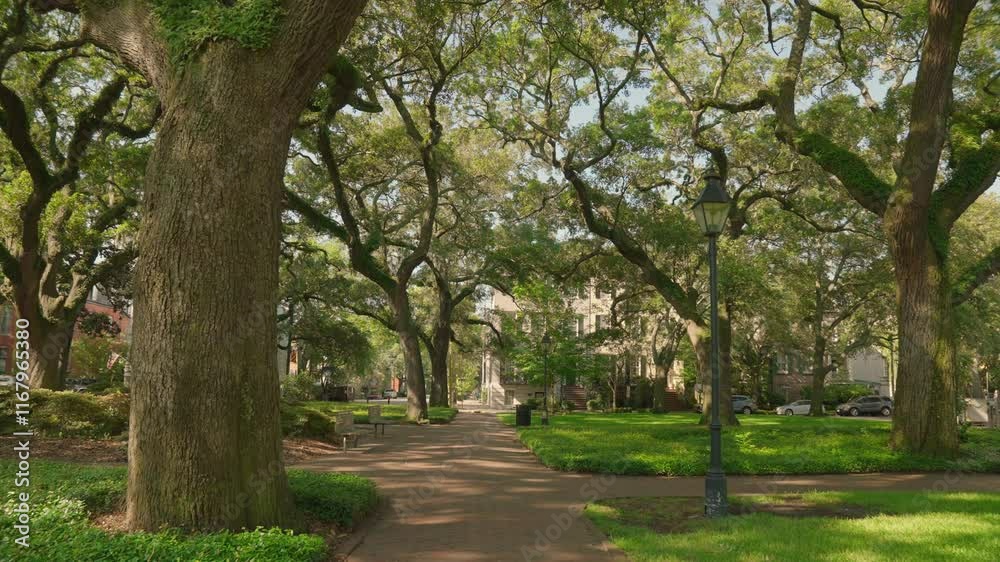 Timeless Charm: Savannah, Georgia’s Historic Squares Adorned with Live Oak Trees Timeless Charm: Savannah, Georgia’s Historic Squares Adorned with Live Oak Trees