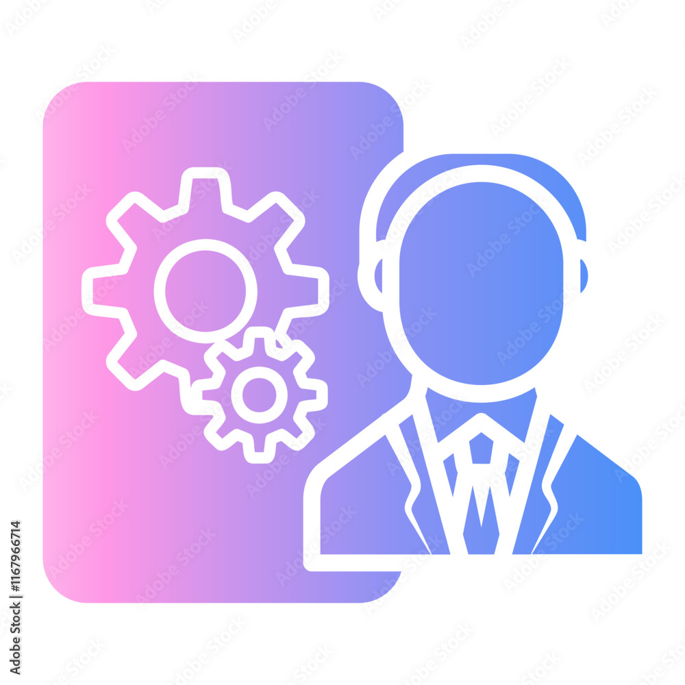 manager Gradient icon manager Gradient icon