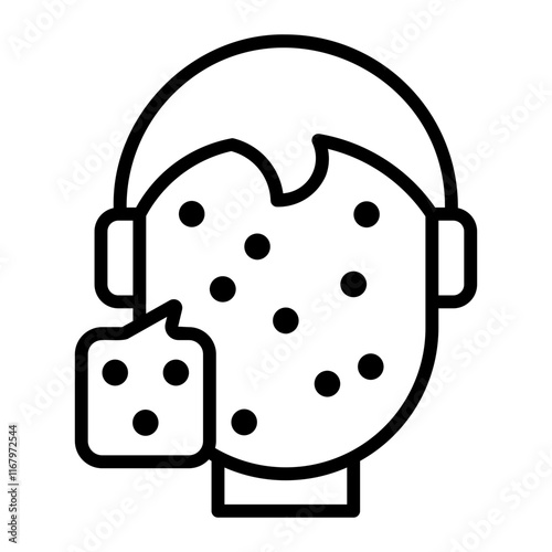dermatitis Line Icon