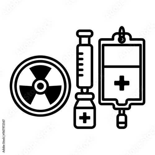 chemotherapy Line Icon