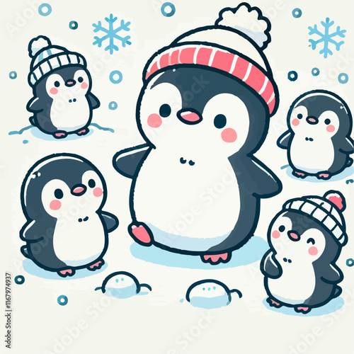 Illustration of a penguin