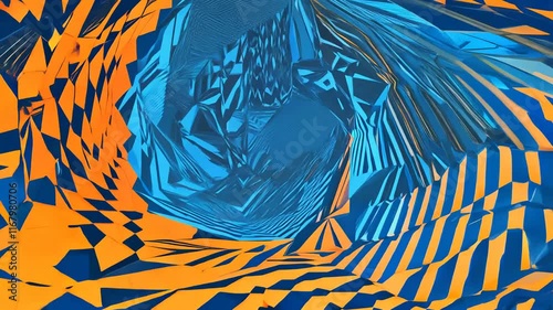 abstract swirling patterns in vibrant colors