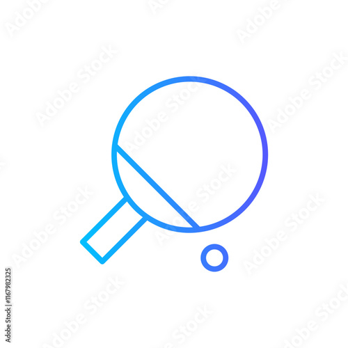 table tenis gradient icon