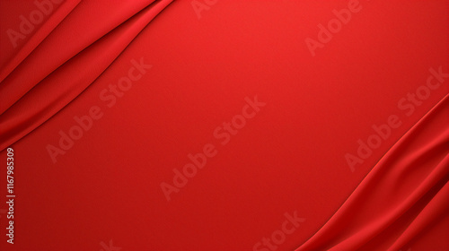 New Year Celebration with Red Background