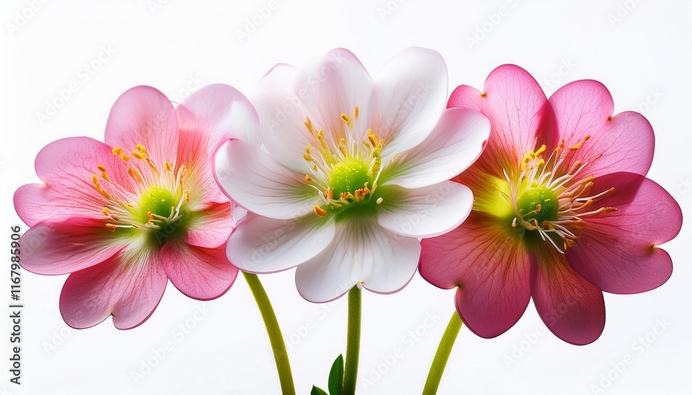 Saxifrage on white background isolated. Beautiful flower. Saxifrage on white background isolated. Beautiful flower.