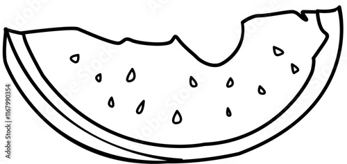 watermelon coloring book photo