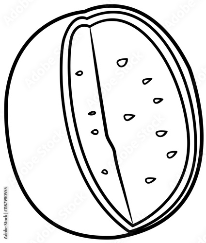 watermelon coloring book photo