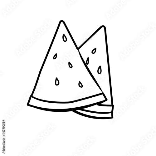 watermelon coloring book photo