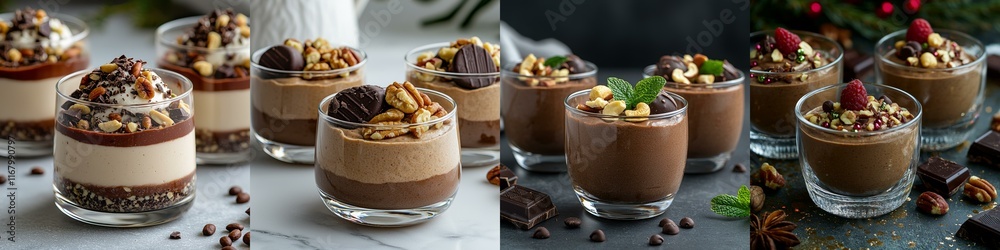 Decadent Mocha Mousse Visual Set Irresistible Dessert Display Cozy Kitchen Gourmet Treats Decadent Mocha Mousse Visual Set Irresistible Dessert Display Cozy Kitchen Gourmet Treats