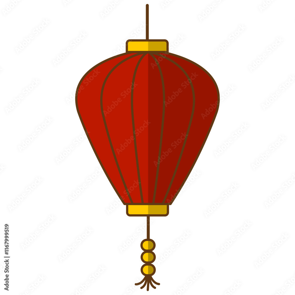 Obraz premium Chinese New Year Lantern. Chinese lanterns. Japanese asian new year red lamps festival
