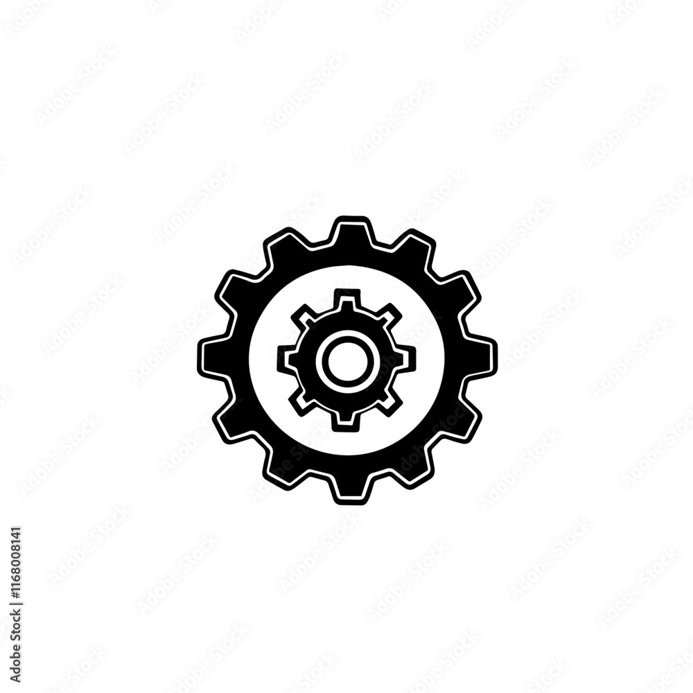 gear wheel icons - stock vector. gear wheel icons - stock vector.