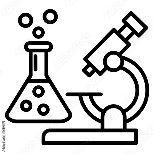 laboratory tools single icon