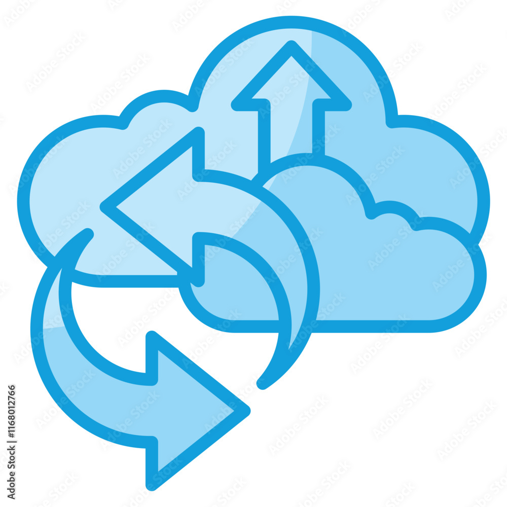 Cloud Sync Icon Element For Design Cloud Sync Icon Element For Design