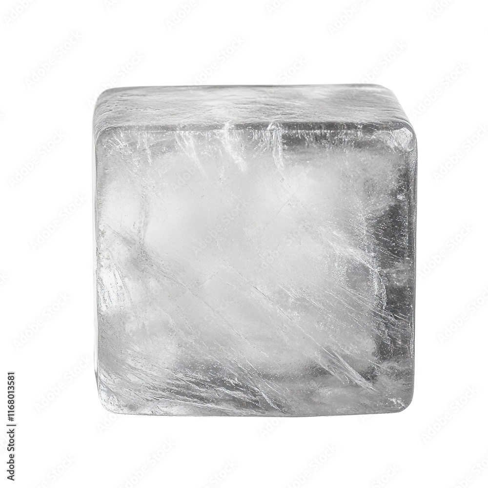 Ice cube isolated on white background. Ice cube isolated on white background.