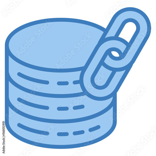 Data Link Icon Element For Design